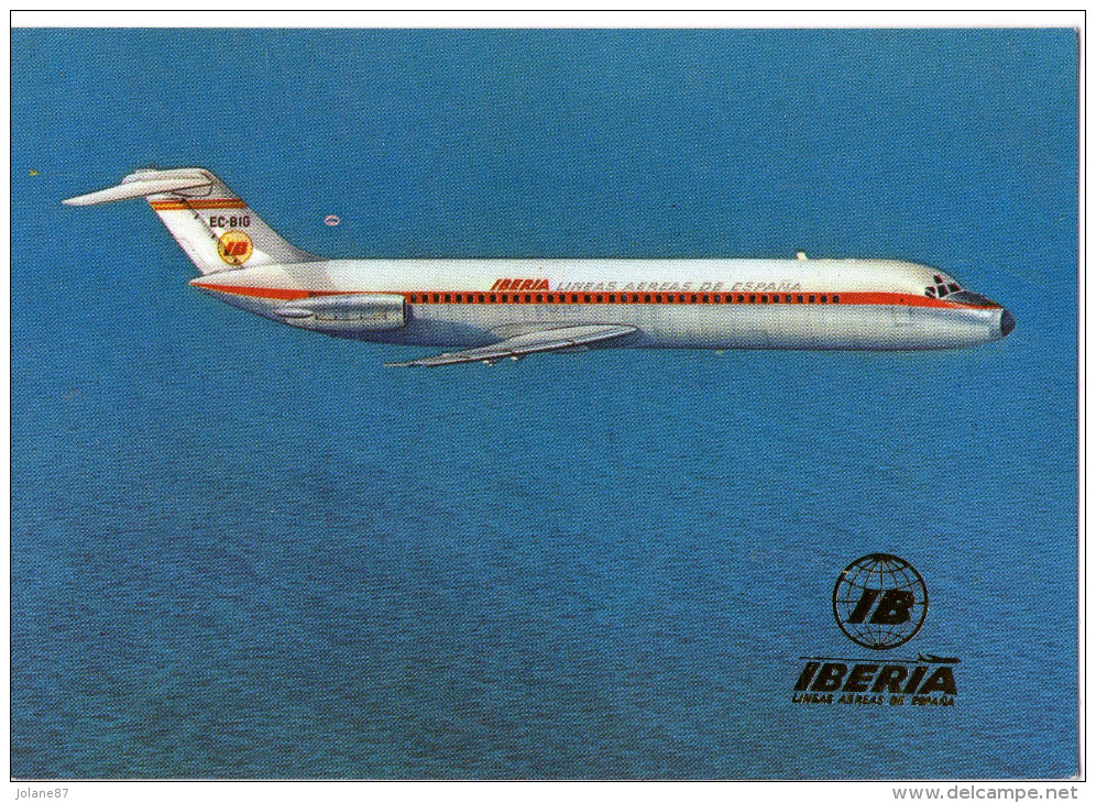 IBERIA       JET DOUGLAS       DC 9       100 PASAJEROS - 1946-....: Moderne