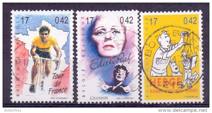 Belgie - 1999 - OBP - 2870/71+2876 - 20e Eeuw  - Gestempeld - Usados