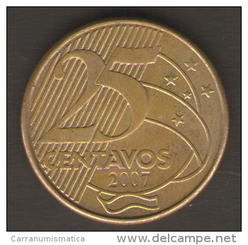 BRASILE 25 CENTAVOS 2007 - Brasile