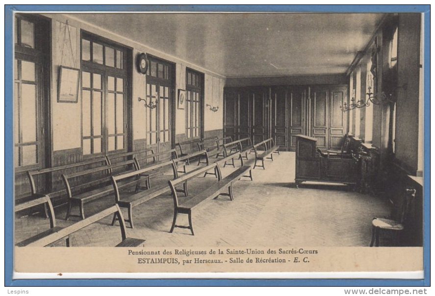 BELGIQUE -- ESTAIMPUIS --  Pensionnat Des Religieuses ... - Salle De Récréation - Estaimpuis