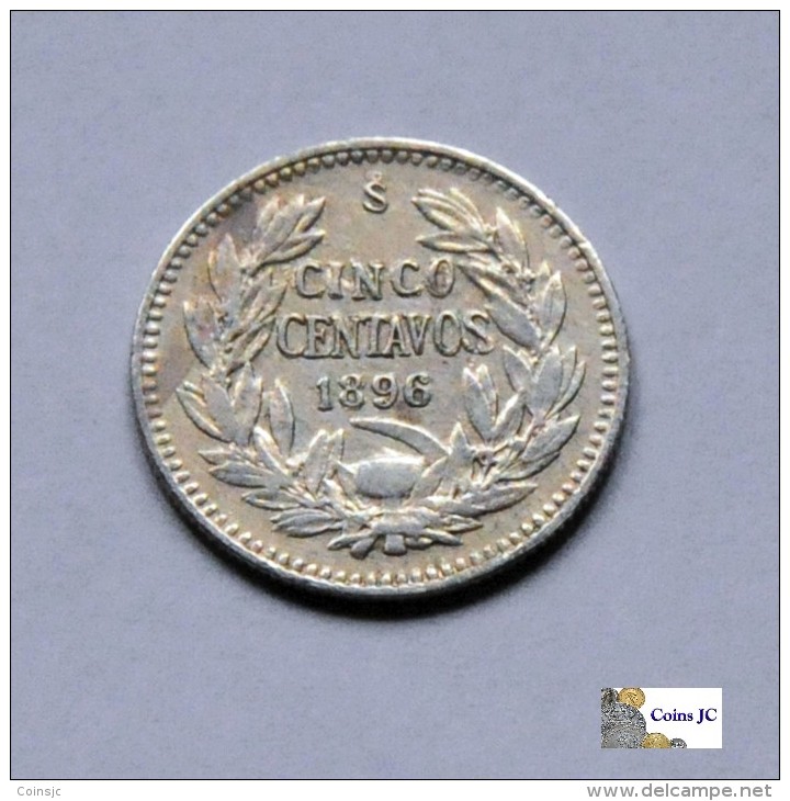 Chile - 5 Centavos - 1896 - Chile