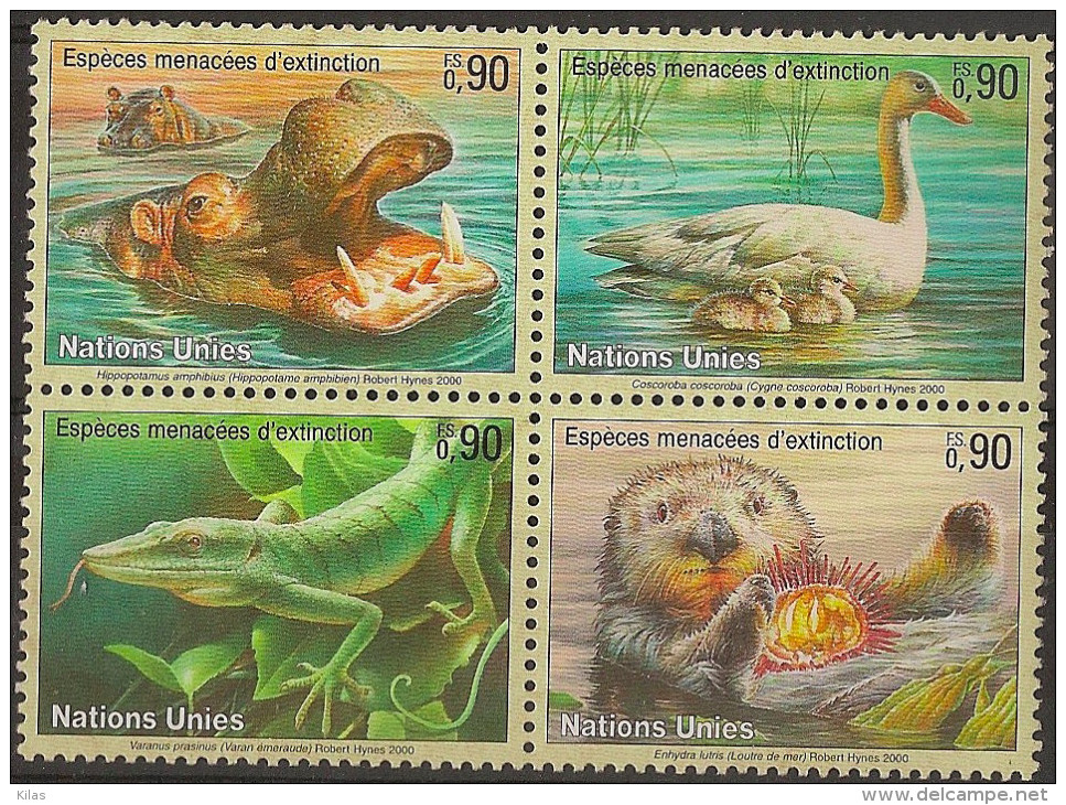 UNITED STATION GENEVA - Fauna - Unused Stamps