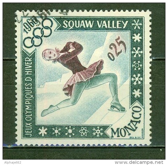 Sport - Jeux Olympiques D'hiver De Squaw Valley - MONACO - Patinage Artistique Dame - N° 536 -1960 - Usados