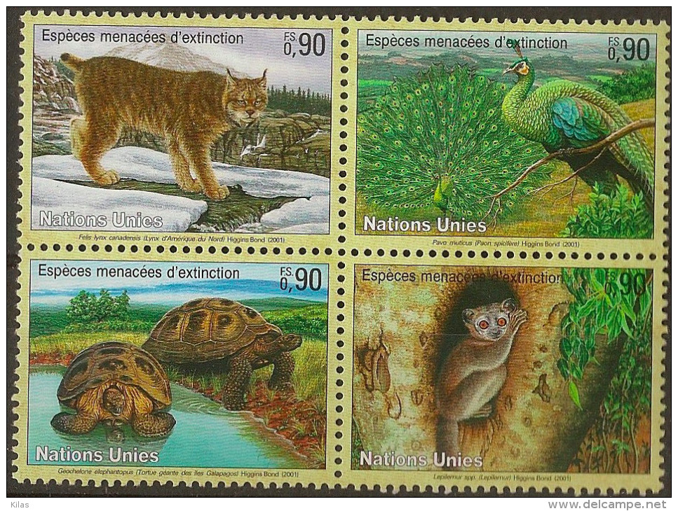 UNITED STATION GENEVA - Fauna - Unused Stamps