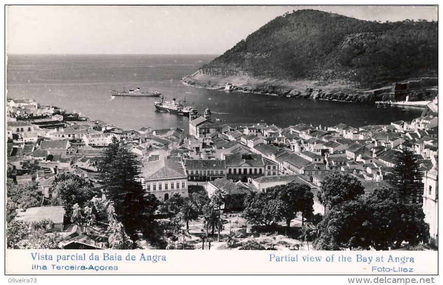 AÇORES - ILHA TERCEIRA - Vista Parcial Da Baia De Angra - 2 Scans  PORTUGAL - Açores