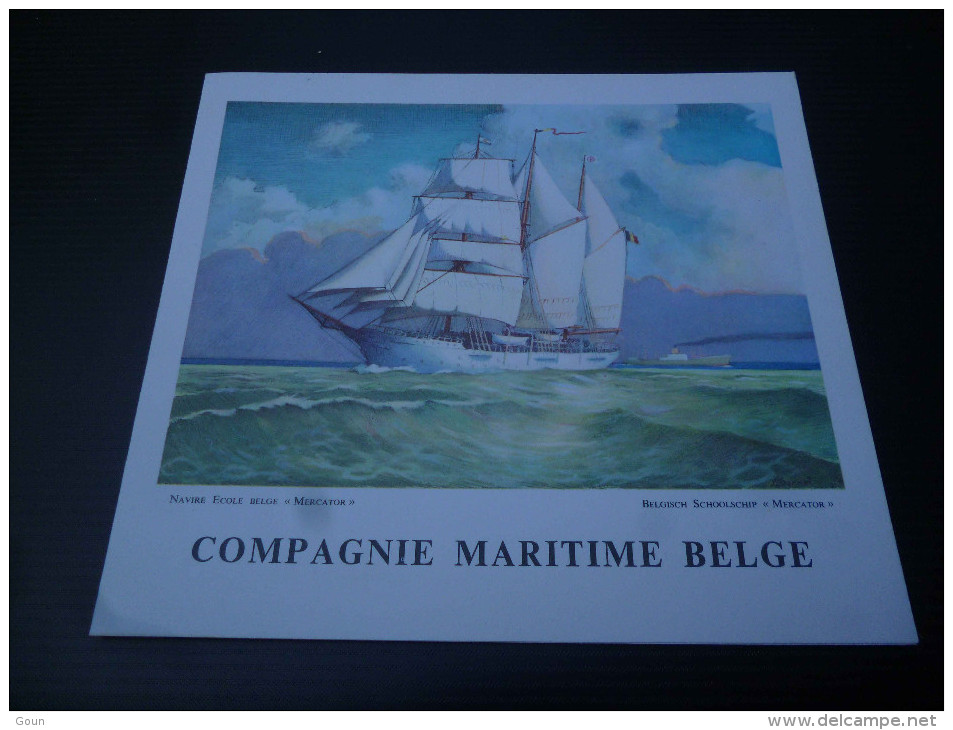 CB7  Menu Du Paquebot Elisabethville De La Compagnie Maritime Belge - Voyage Matadi 1961 - Autres & Non Classés