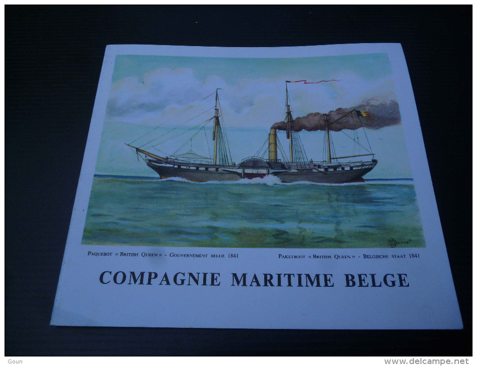 CB7  Menu Du Paquebot Albertville De La Compagnie Maritime Belge - Voyage 1965 - British Queen - Autres & Non Classés