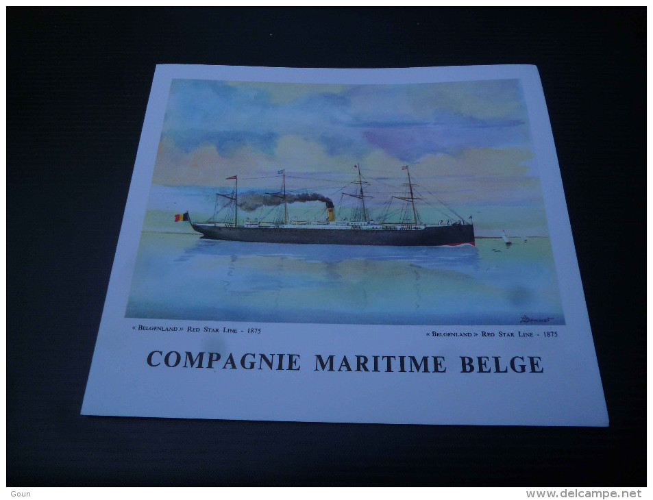 CB7  Menu Du Paquebot Albertville De La Compagnie Maritime Belge - Voyage 1965 - Red Star Line - Autres & Non Classés