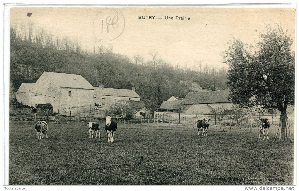 CPA  95  BUTRY UNE PRAIRIE 1916 - Butry