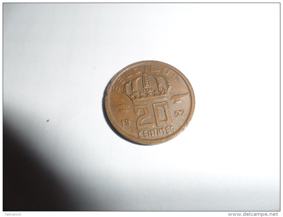 20 Centimes Type Mineur 1957  (légende Français) - 20 Centimes