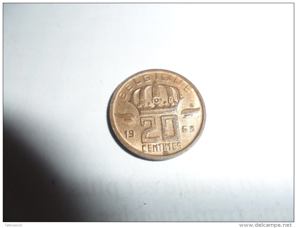 20 Centimes Type Mineur 1963  (légende Français) - 20 Centimes