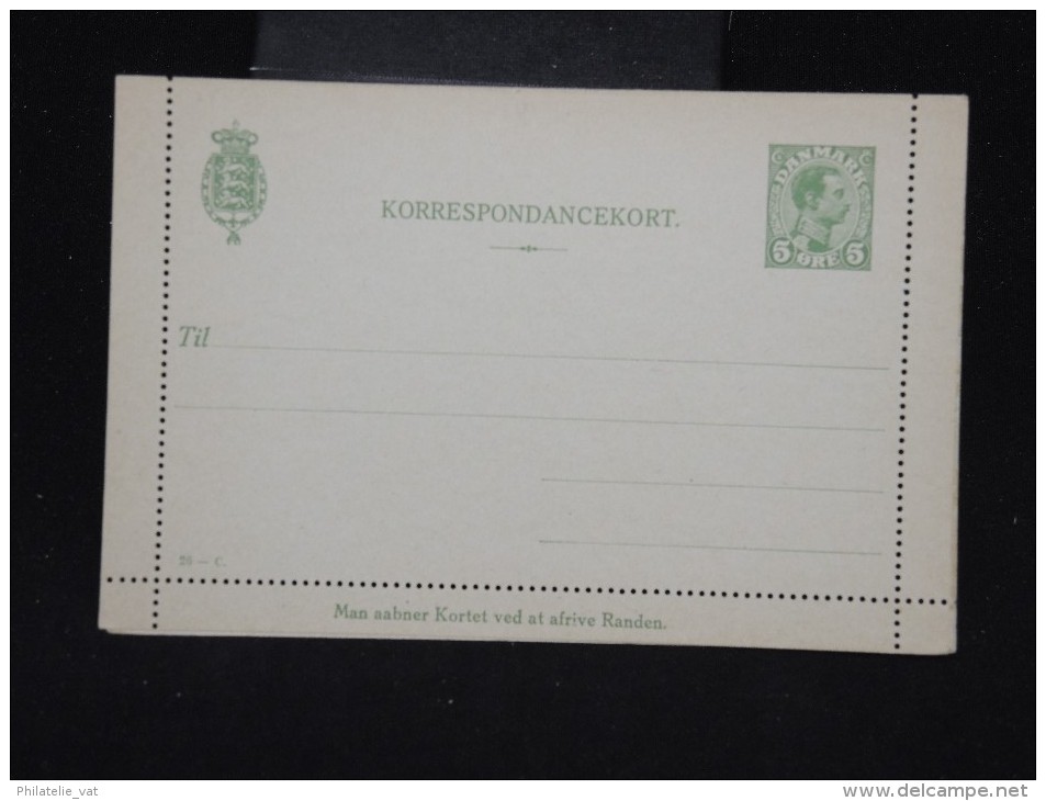 DANEMARK- Entier Postal ( Carte Lettre) -  à Voir - Lot P9659 - Interi Postali