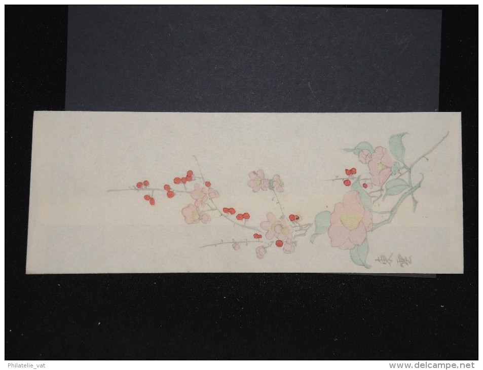 JAPON - Enveloppe Peinte à La Main - Style Valentine -  à Voir - Lot P9680 - Brieven En Documenten