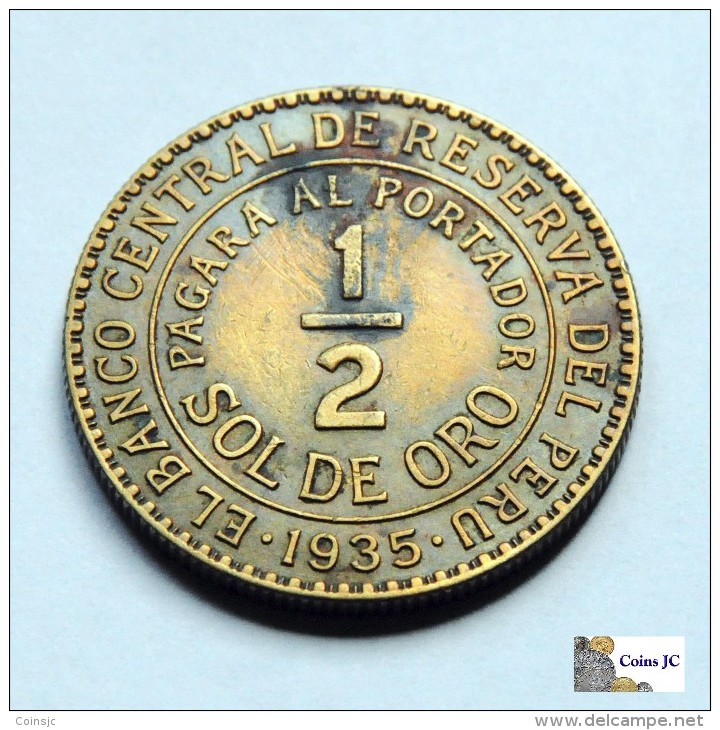 Perú - 1/2 Sol -1935 - Peru