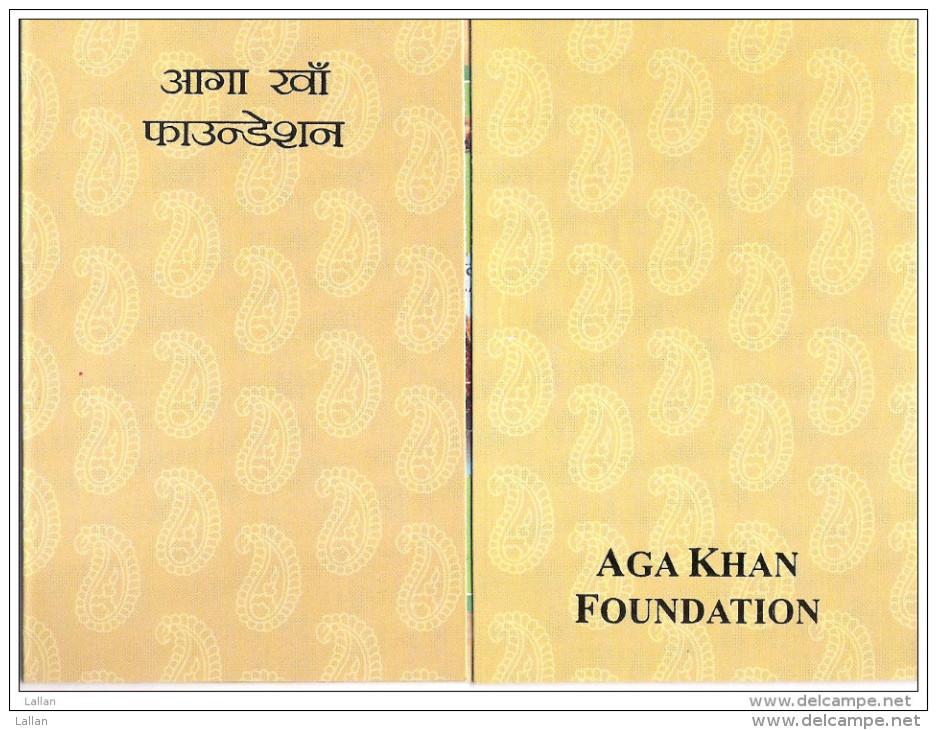 Aga Khan Foundation, Specially Designed Folder With MS - Cartas & Documentos