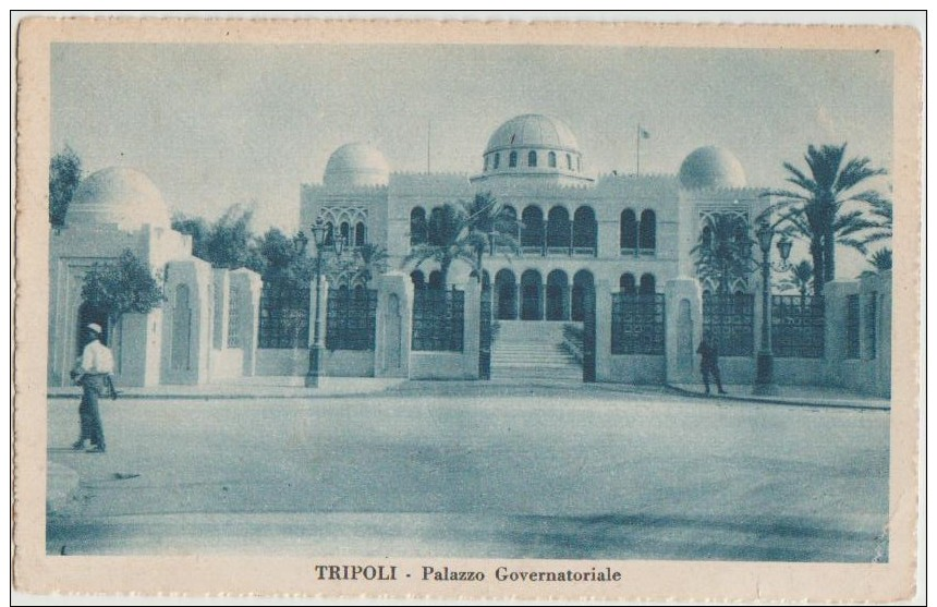 CPA LIBYE LIBYA LIBIA TRIPOLI Palazzo Governatoriale 1935 - Libia