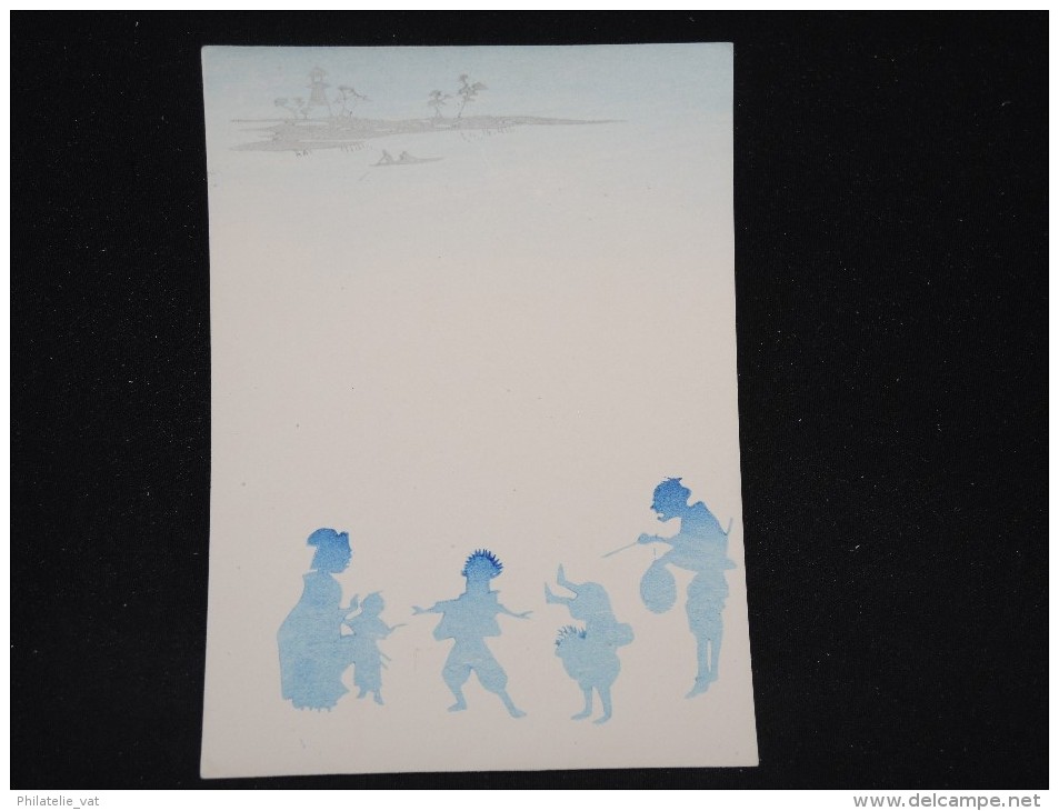 JAPON - Document Peint à La Main Et Pochoir - Papier à Lettre -  à Voir - Lot P9696 - Brieven En Documenten