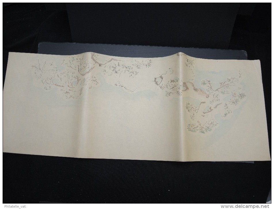JAPON - Document Peint à La Main  - Papier à Lettre -  à Voir - Lot P9704 - Brieven En Documenten