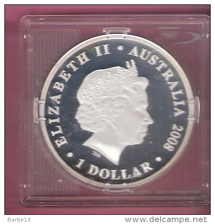 AUSTRALIE DOLLAR 2008 AG PROOF AUSTRALIAN OLYMPIC TEAM BEIJING - Dollar