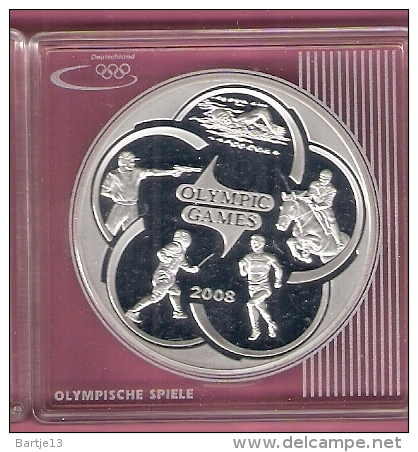 KAZACHSTAN 100 TENGE 2007 AG PROOF OLYMPICS BEIJING PENTATHLON - Kazakhstan