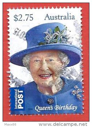 AUSTRALIA USATO - 2015 - Compleanno Regina Elisabetta II - Queen Elizabeth II Birthday - $ 2,75 - Michel ---- - Usati