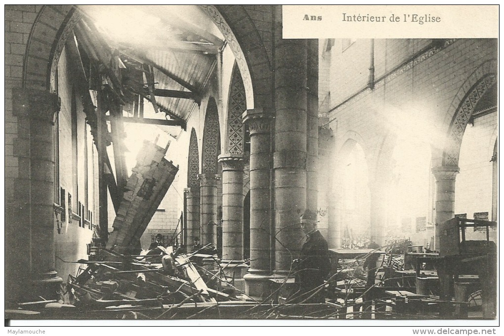 Ans  Destruction Eglise - Ans