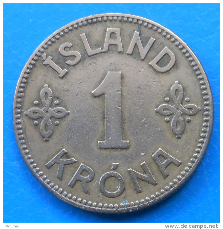 Islande Iceland 1 Krona 1940 Km 3.1 - Iceland