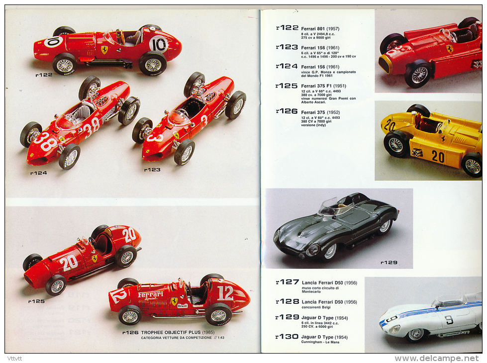 Ancien Catalogue BRUMM, 38 Pages, Modéles 1.43, Fiat, Bugatti, Ferrari, Alfa Romeo, Maserati, Porsche, Lancia, Jaguar... - Literatur & DVD