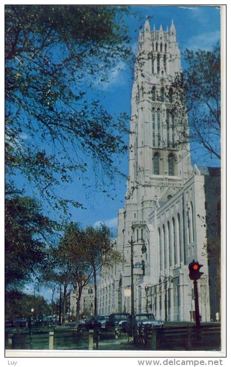 NEW YORK CITY - Riverside Church,   Postal History,  1964, PSM - Churches