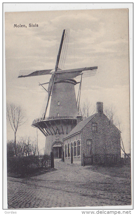 Netherlands - Sluis - Molen - Windmill - Sluis