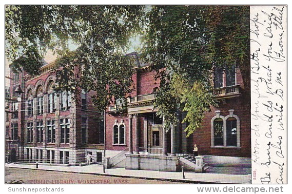 Massachusetts Worcester Public Library 1905 - Worcester