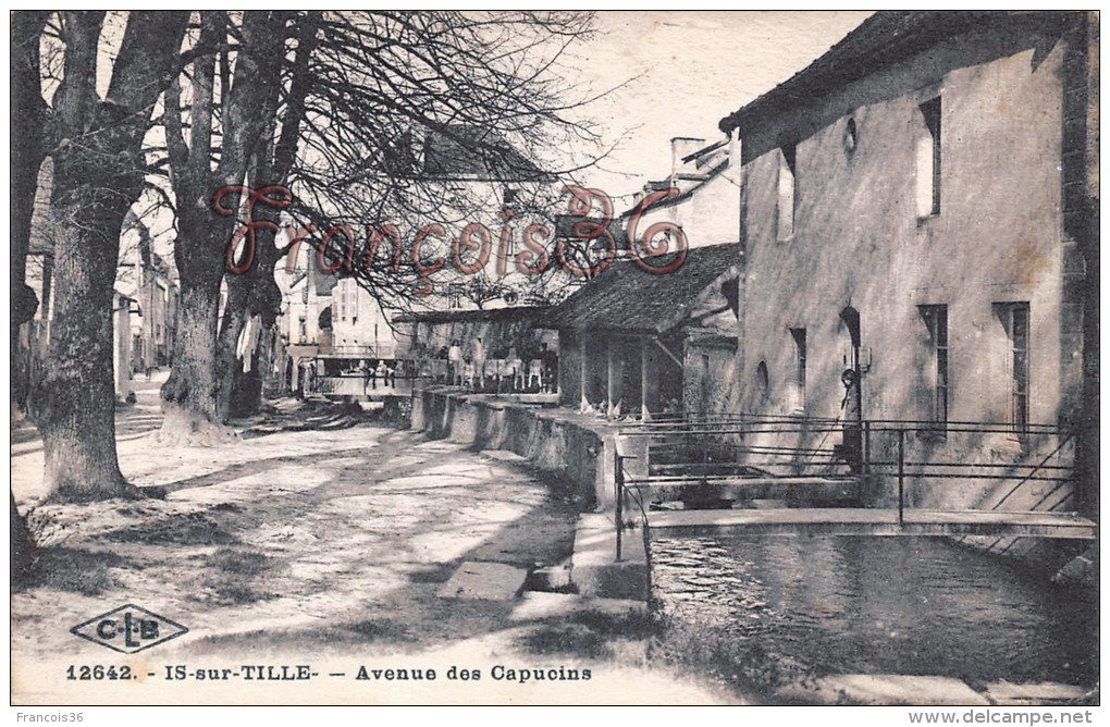 (21) Is Sur Tille - Avenue Des Capucins - 2 SCANS - Is Sur Tille