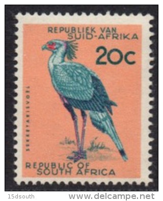 South Africa - 1963 Definitive 20c No Wmk (*) # SG 218 - Unused Stamps