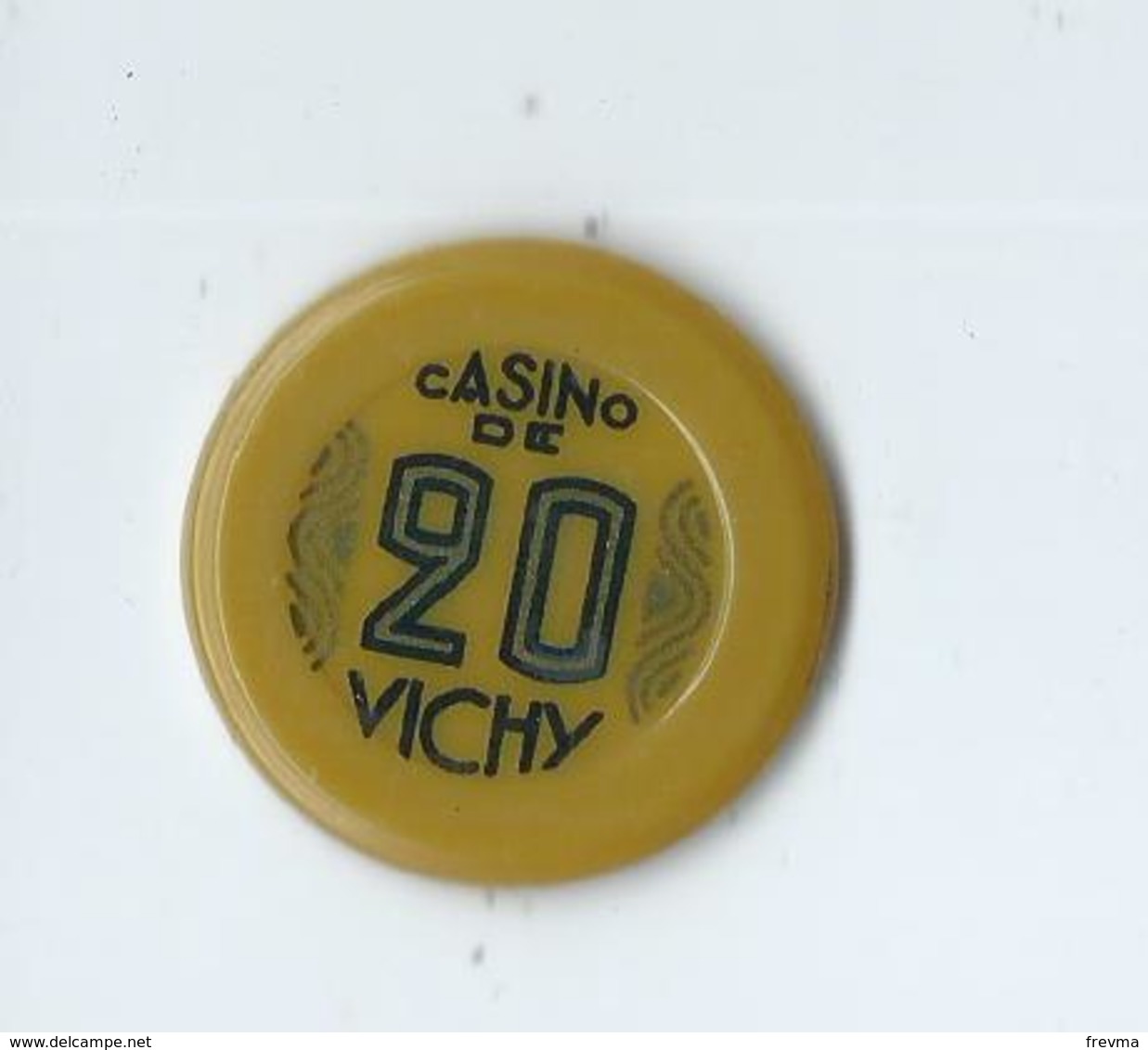 Jeton Rouge Et Non Jaune Casino Vichy 20 - Casino