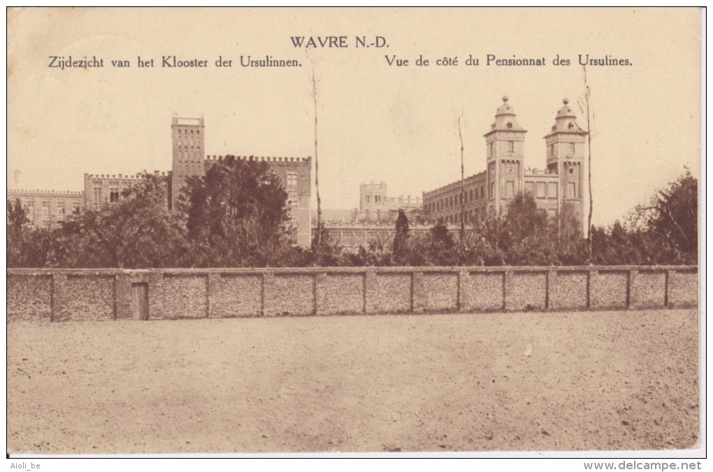 Wavre N.-D.  Zijdezicht Van Het Klooster Der Ursulinnen. - Vue De Côté Du Pensionnat Des Ursulines. - Wavre