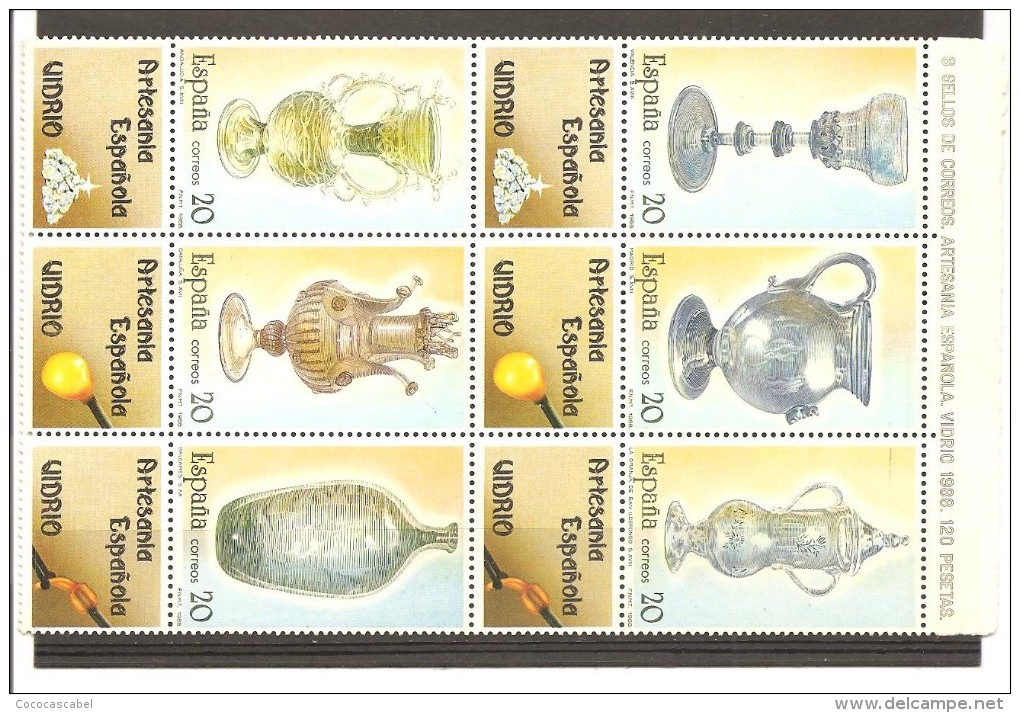 España/Spain-(MNH/**) - Edifil  2941-46 - Yvert  2555-60 - Blokken & Velletjes