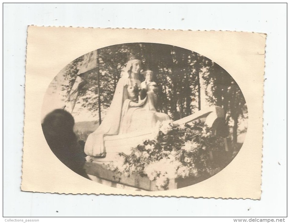 Cp , Carte Photo , Religion , LA VIERGE ET L´ENFANT , Vierge , Pas D´éditeur - Jungfräuliche Marie Und Madona