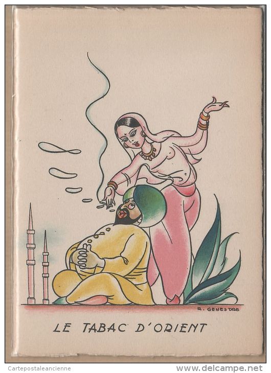 Hu014 Humour Le TABAC D'ORIENT Danse Du Ventre - GENESTRE BARRE DAYEZ 1408 H- Dépot 1946-2 Tobacco - Humour