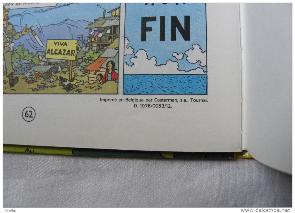 BD EO TINTIN Et Les PICAROS Hergé Edition Originale 1976 C1 Editions CASTERMAN - Hergé