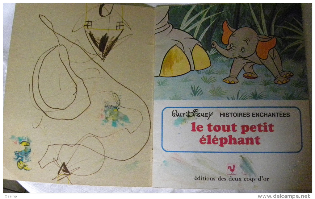 Walt Disney Le Tout Petit Elephant Histoires Enchantées Livre Enfant Souris Tigre - Disney