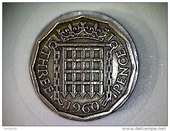 Grande Bretagne 3 Pence 1960 - F. 3 Pence