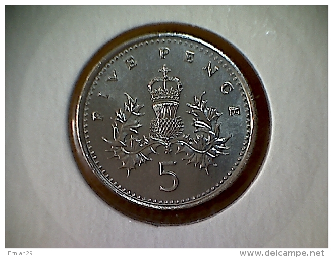 Grande Bretagne 5 Pence 1992 - 5 Pence & 5 New Pence