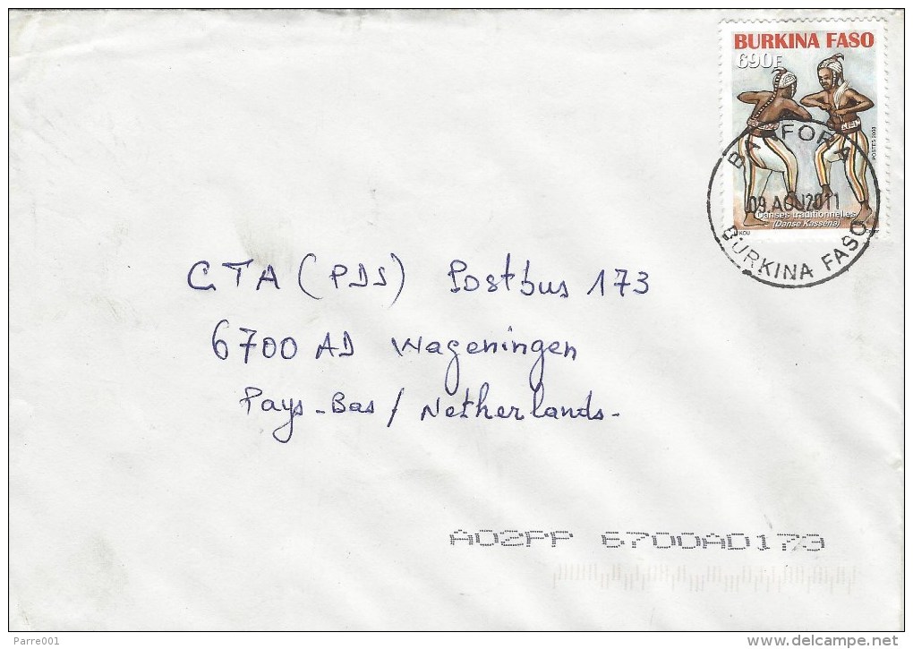 Burkina Faso 2011 Banfora Danse Culture 690f Cover - Burkina Faso (1984-...)