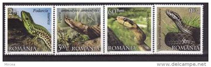 Roumanie 2011 - Serpents 6v. Neufs** - Unused Stamps