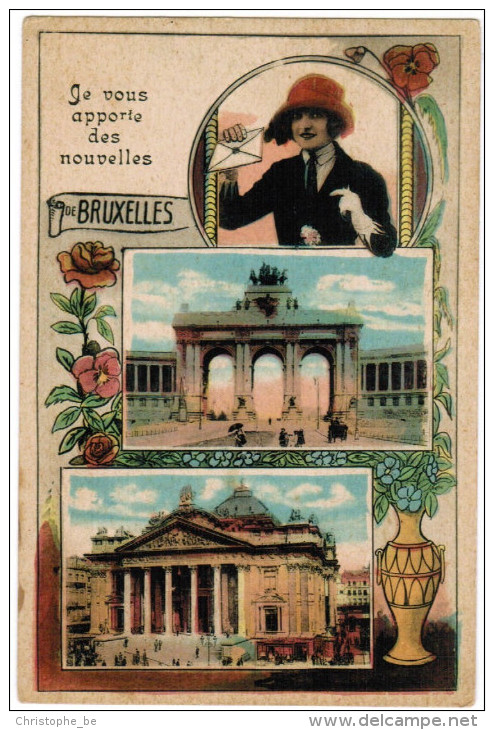 Brussel, Bruxelles, Je Vous Apporte Des Nouvelles (pk21999) - Cartas Panorámicas