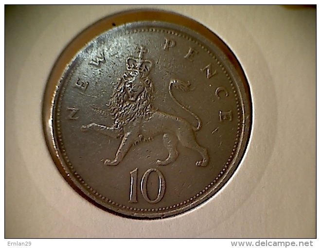 Grande Bretagne 10 Pence 1974 - 10 Pence & 10 New Pence