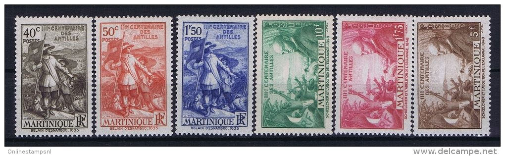 Martinique Yv Nr 155 - 160  MH/* Avec  Charnière   1935 - Neufs