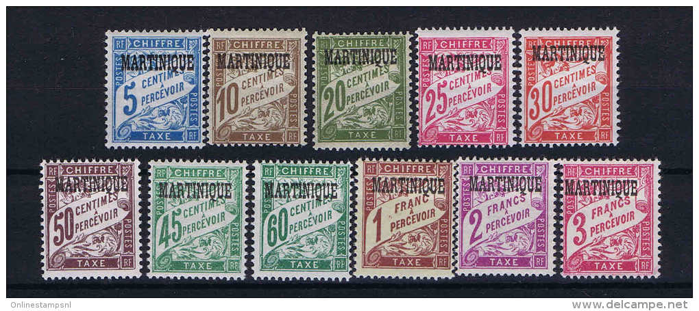 Martinique Yv Nr TAXE 1 - 11  MH/* Avec  Charnière - Postage Due