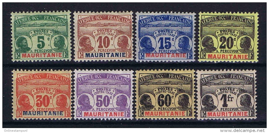 MAURITANIE Yv Nr TAXE 9 - 16  MH/* Avec  Charnière - Nuovi