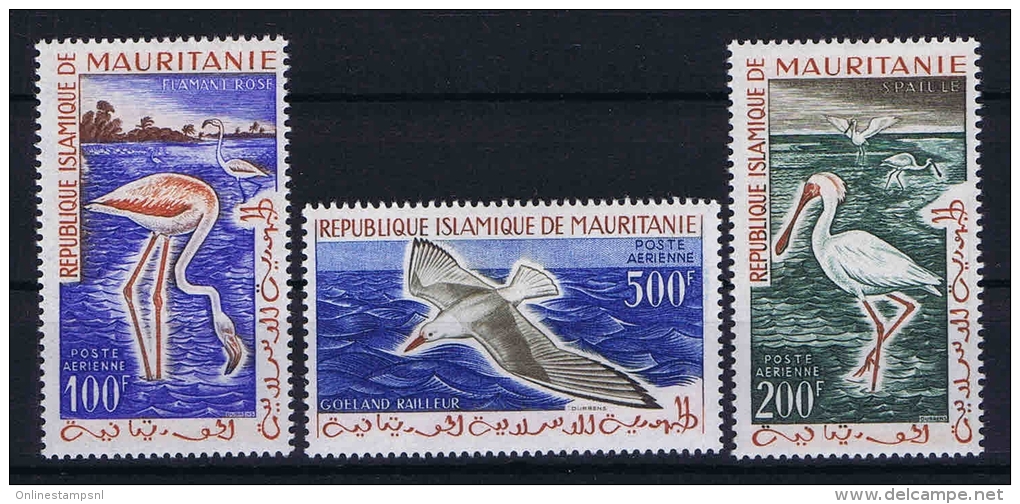 MAURITANIE Mi Nr 178 - 180   MH/* Avec  Charnière  Oiseaux Birds   1961 - Mauritania (1960-...)